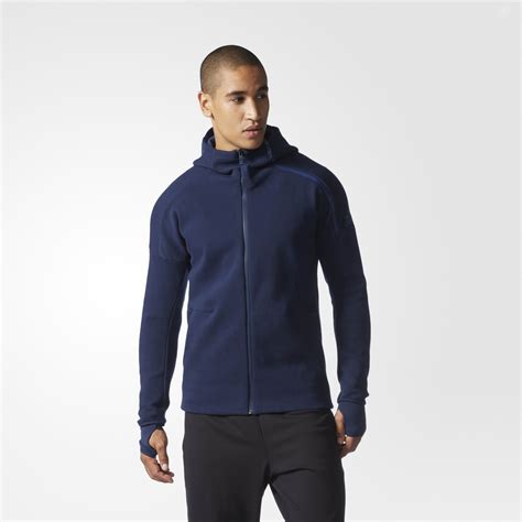 adidas zne hoodie blue|Adidas originals zne hoodie.